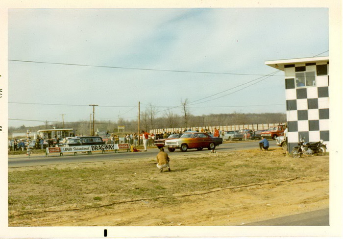 Lapeer Dragway - Vintage Shot Of Bob Hill In His 67 Camaro From Bobby Hill (newer photo)